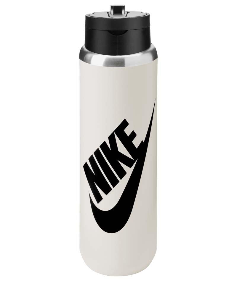 Nike Recharge Stainless Steel 24oz Straw Water Bottle - Off-White/Black - OFF-WHITE/BLACK